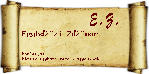 Egyházi Zámor névjegykártya